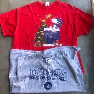2 Dodger Fan T-shirts